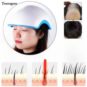 Led Therapy Hair Growth Helmet Anti Hair Loss Device Treatment Promote Hair Regrowth Cap Massage