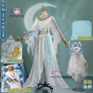 Eli Clark Seer Game Identity V Cosplay The Prophet Of The Past Costume Halloween Party Dress waist headband prop Woman Man set