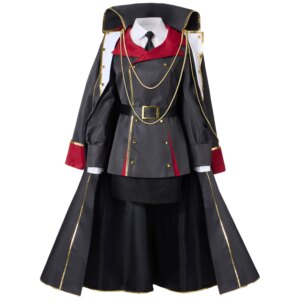 Game Hanuma Makoto Cosplay Costume Long Coat Party Dress Uniform Suit With Hat for Women Halloween Carnival Outfit Custom Made