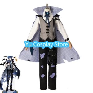 Yu-Cosplay Meikoo Cosplay Costume Little Raccoon Cosplay Suit Halloween Carnival Uniforms Anime Clothing Custom Made