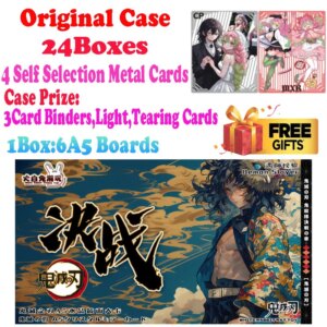 2025 Newest Case Wholesale A5 Size Big White Rabbit Culture Demon Slayer Board Shinobu Trading Mitsuri CCG TCG Hobbies Gift