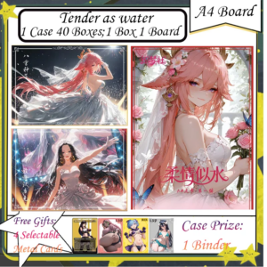 Tender as water A4 Board New Goddess Story Cards A4 Boards Full Set Anime Goddess Character Albedo Nezuko Rem Nami Power Zero 2
