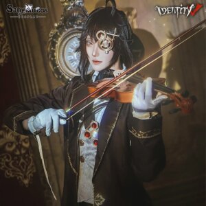 IN STOCK SanyMuCos Patient Emil Graduation Day  Cospaly Identity Ⅴ Game Dress Cospaly Outfit Comic-con Birthday and Holiday Gift