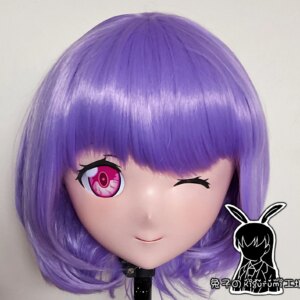 (RB7121)Customize Full Head Quality Handmade Female/Girl Resin Japanese Anime Cartoon Character Kig Cosplay Kigurumi Mask