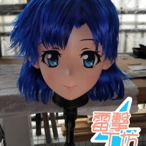 (KM1347)Quality Handmade Female/Girl Resin Japanese Cartoon Character Animego Cosplay Kigurumi Mask Crossdresser