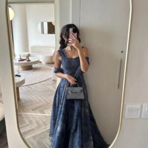Customized Wedding Dress Plus Size Shiny Dress Robe De Soirée Avec Traine Evening Dress Formal Occasion Dresses فساتين سهرة