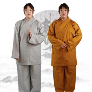 Monk Costume Rohan’s Cloth Small Shirt Suit Four Seasons Nun Gown Robe out of Family Monk’s Clothes