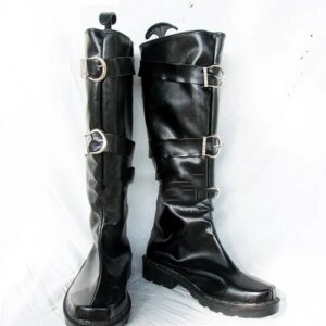 Game Cosplay Shoes  Final Fantasy VII FF7 Sephiroth Boots Props Halloween Party Role Play Custom Made Aksesori