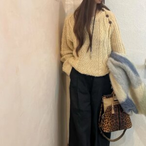 [Retail And Wholesale]VISIVM KOFU 20AW BOLLARD wool knitted sweater 077