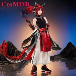 CosMiMi Game Arknights Yu Cosplay Costume Sweet Elegant Gorgrous Combat Uniforms Women Carnival Party Role Play Clothing S-XL