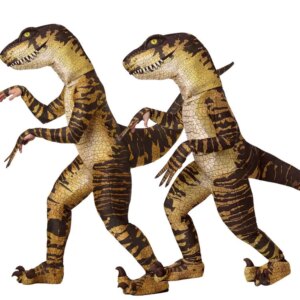 Mascot T REX Anime Cosplay Dinosaur For Adult Men Kids Dino Cartoon Devil Velociraptor Halloween Costume With Headgear