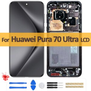 6.8″ Original For Huawei Pura 70 Ultra LCD Display Touch Screen Digitizer Assembly For Huawei HBP-LX9 HBP-AL00 LCD Repalcement
