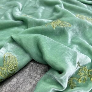 High Quality Real Silk Velvet Fabric