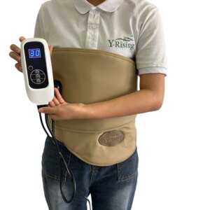 Smart Waist Therapy Belt with 6 Massage Levels, Heating/Timing Function, Relieves Pain For Home Clinic