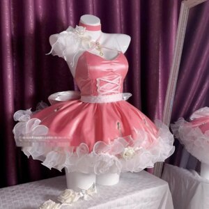Game NIKKE The Goddess of Victory Dorothy NASTOLGIA Cosplay Costume Gacha Suit Lolita Princess Dress Black Pink Skirt Headdress