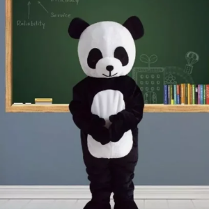 New Adult Hot Sale Foam Cute Halloween Panda Cartoon Mascot Costume Plush Christmas Fancy Dress Halloween Mascot Costume