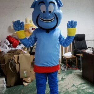 Aladdin alladin genie Cartoon character costume Mascot Advertis Fancy Dress birthday Party Animal carnival Celebration props