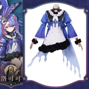 The Roccia Cosplay stage in box for Game Wuthering Waves cos Theatre of Fools Actors Women dress B