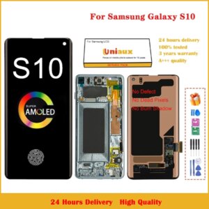 6.1“ AMOLED LCD For Samsung S10 G973 LCD For Samsung S10 G973F Display Touch Screen Digitizer Assembly Repair Parts