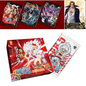 Little Dinosaur New One Piece Hz0302 Game Cards Luffy Zoro Nami Chopper Franky Flash Ssp Collection Card Kids Toy Birthday Gift