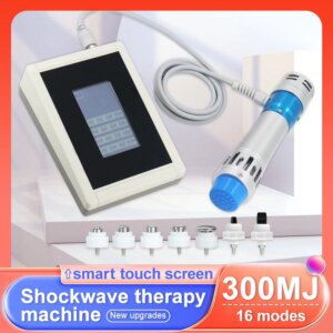 Shock Wave Therapy Device Professional Muscle Massager 300MJ ShockwaveTherapy Machine Physiotherapy Relax Equipment Pain Relief