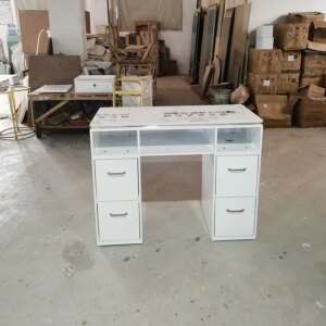 Modern Style Nail Salon Furniture Beauty Manicure Tables Nail Technician Table Desk