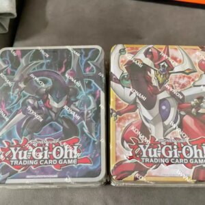 2Pcs Yugioh KONAMI Duel Monsters TCG Tin Mega 2015 Arc Rebellion Xyz Dragon English Collection Sealed Booster Boxes