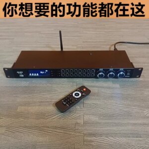 Pre-effects KTV Karaoke Home Reverb Processor Anti-howling Bluetooth Coaxial