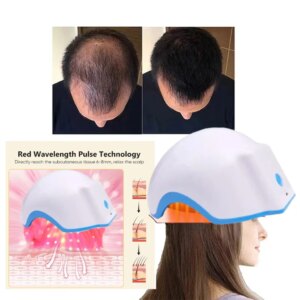 LED Red Light Therapy Hut for Hair Growth 80 Bead Lights Anti Hair Loss LED 650nm Light Therapy Laser Helmet for Hair Growth