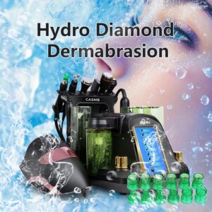 2025 New Portable 9 in 1 Multifunction Skin Care Diamond Microdermabrasion Hydro Facial Oxygen Beauty Machine