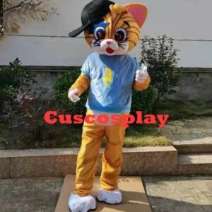 New Adult Foam Cute Cat Fancy Cartoon Mascot Costume Plush 44cats Christmas Fancy Dress Halloween Carnival Outfits