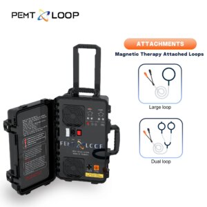 Magnetic Pulse PEMF Therapy Physiomagneto PEMT  Loop Pain Relief Body Rehabilitation Machine with three handles for optional