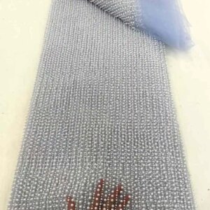 5 Yards High-end Heavy Pearl Fabric 2025 Latest African Luxury French Sequins Groom Embroidery Lace Fabric For Dresses Sewing W