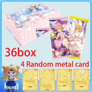 Magic Card Girl Sakura Laser Small Card LOMO Card Photo Versatile Sakura Double Sided Small 55 Boxed Gifts
