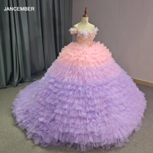 Charming Boat Neck Quinceanera Dress Appliques Off Shoulder Corset Ball Gown Quinceanera Party Made to Order vestidos 15 años