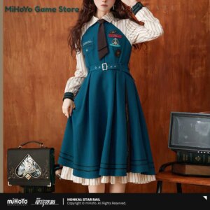 【Genuine】Aventurine Dress MiHoYo Official Original Honkai Star Rail Aventurine Theme Impression Series Skirt Doujin Cosplay Gift