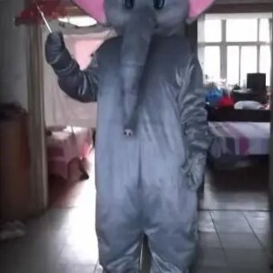 New Adult Best Sale Lovely Elephant Animal Cartoon Mascot Costume Christmas Fancy Dress Halloween Mascot Costume