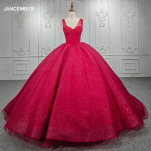 Elegant Simple Customized Quinceanera Dress Court Train Organza Spaghetti Straps Ball Gown Vestidos De Fiesta