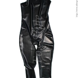 Latex condole belt tights (in high quanlitiy level) with crotch zip