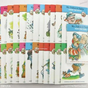 25PCS Mr. Putter and Tabby Children’s Elementary Chapter Novels English Reading Book Comic Storybook