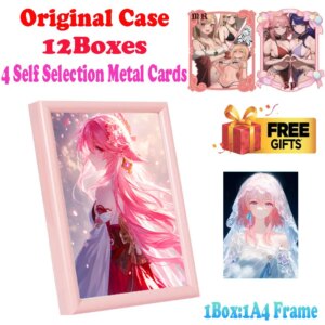 2025 Lastest A4 Size Goddess Story Waifu Frame Collection Trading Raiden Boa Playing Artboard TCG CCG Hobby Gift
