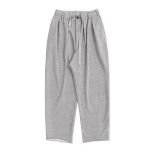 [Retail And Wholesale]VISVIM WMV KOFU Sillage hakama grey terry fabric loose pleated sweatpants 019