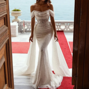Shiny Pretty Sexy Evening Prom Dresses Sleeveless Beading Sequin Floor Length Vestidos De Fiesta Formal فساتين سهره فساتين سهرا
