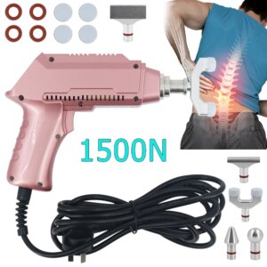 1500N Electric Chiropractic Tool Intensity Therapy Spine Correction Gun Home Use Massage Chiropractic Adjusting Instrument New