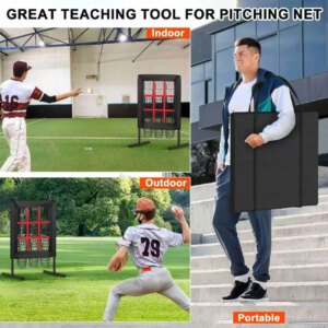 2025 Outdoor Baseball Trainer can Hit Baseball Nets Suitable for Outdoor Training Fields Tennis Courts and Children’s Use