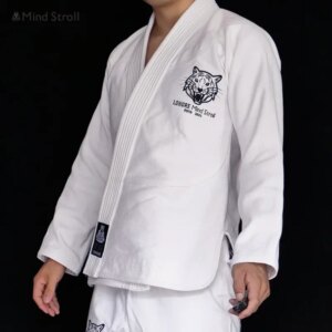 Japanese ninja trainer fitness simple Taoist suit Brazilian jiu-jitsu suit two-piece set