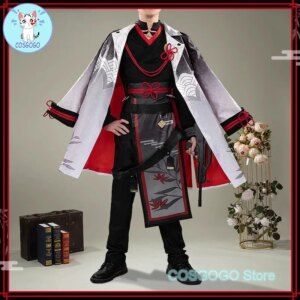 COSGOGO [Customized] Game Vtuber Kuzuha Fnatheption Cosplay Costume Cos Anime Party Uniform Hallowen Play Role Clothes Clothing