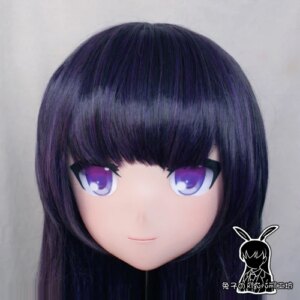 (KM5151)Quality Handmade Female/Girl Resin 3/4 Head Japanese Cartoon Character Shirakiin Riri Cosplay Kigurumi Mask Crossdresser