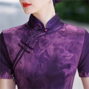 Chinese wind Xi mother wedding cheongsam send test dress