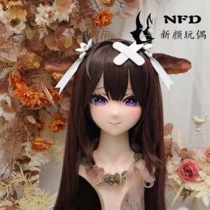 Kigurumi no Kigurumi mask full head with lock cosplay head shell props costume anime game